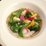 ドクトルカルネ - 季節の野菜畑〜グリーンオリーブソースと一緒に〜900円