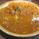 CoCo壱番屋 - 牛筋カレートンカツトッピング２辛　ルー増量