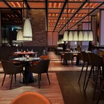 虎景軒 - 落ち着いた橙・ベージュ・黒で統一されたステキな空間