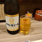 Kairaku - 瓶ビールは、他にアサヒのドライも有りました♪