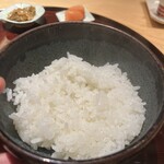 銀座 青天 - 土鍋ご飯（お代わり可能）