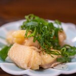 比内地鶏本格焼酎 海舟 - 2024.5 比内地鶏 皮ポン酢（590円）