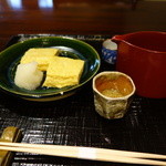 玉笑 - 「玉子焼き」と冷酒「菊水純米」　　　　　2014年2月