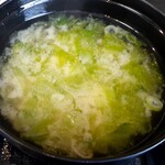初よし - 青さとネギの味噌汁‥