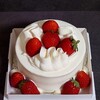 Cream fraise genoise - ショートケーキ プレーン 4号 (5940円)