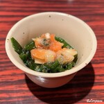 Toono Monogatari - 浅蜊と若芽と青菜の明太子和え