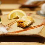 日本橋 蕎ノ字 - 雲丹断面