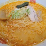 日高屋 - ピリ辛とんこつネギラーメン 640円 大盛 70円