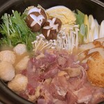 地鶏水炊き鍋(２人前より)