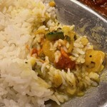 シラウト - 混ぜながら食べる