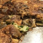 ねぎ焼やまもと - ねぎすじ部分