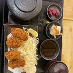 Kaisen Hamayaki Sakaba Aobamaru - カキフライ定食