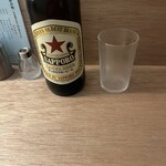 酒場 ヒナタ - 着席。赤星。