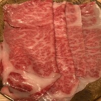 先斗町しゃぶしゃぶすき焼き きらく - 田村牛のリブロース　※鳥取県産