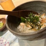 Shokurakuchuubouambai - 締めのお茶漬け。薄味。