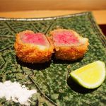 神保町 傳 - ［1402］北海道黒毛和牛のひと口カツ