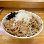 麺屋 しん蔵 - 限定  煮干しまぜそば 1100円  味付玉子 100円