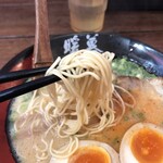 ラーメン暖暮 - 極細麺