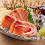 salmon sashimi