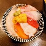 Gyokai To Chuukasoba Totoyamichi - ミニ海鮮丼③