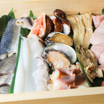 Sushi Mashio - 旬のお魚を取り揃えております