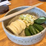 山本屋本店 栄本町通店 - とっても美味しいお漬物(おかわりできなくなってた)