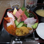 丼の店 おいかわ - 宮古海鮮丼 (うに入り)