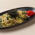 Salted chive Yakisoba (stir-fried noodles)