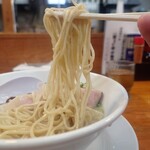 Aidu Bandai Ramen - 麺リフトアップ