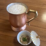 うなぎ亭 友栄 - うなぎの塩辛と生ビール
