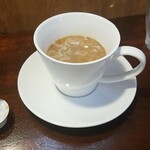 キッチン ブルー グローブ - ホワイトコーヒーにします