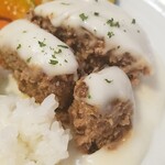 キッチン ブルー グローブ - 更にカット