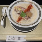 鯛白湯らーめん ○de▽ - 鯛白湯とろり。