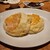 むさしの森珈琲 - 料理写真:リコッタチーズのパンケーキ。ふわふわ。