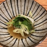 里葉亭 - 和牛タンと九条ねぎのコンソメ煮