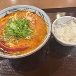 丸亀製麺 - とまたまカレーうどん(並)@820