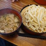 元祖田舎っぺうどん - 塩肉ねぎうどん（もり）肉増し