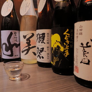 We stock sake such as Jikon, Denshu, and Hiroki.