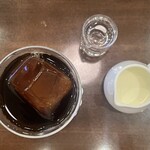 文明堂茶館 ル・カフェ - アイスコーヒー（税込600円）&パステル（税込300円）