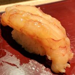 築地 男前鮓 - 赤海老漬け