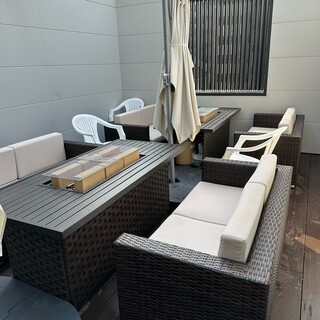 Enjoy a luxurious moment on the terrace.