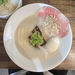 むかん 初台 - 鯛塩ラーメン（鯛フレーク丼付き）・味玉