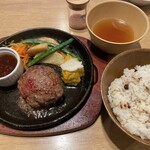 蓼科牛ハンバーグ いっとう - 蓼科牛100%鉄板ハンバーグ（スモール）