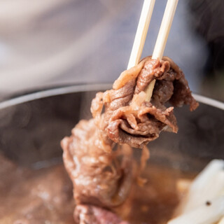 자신의 취향으로 맛보는 김해의 「혼자 냄비 스키야키」◎