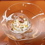 美会 - 毛蟹 あん肝 菊花 蛍烏賊