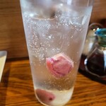 小料理かずよ - 梅干しサワー