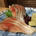 Osakanaya Satou - 福井産自家製しめ鯖（800円）