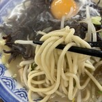 井手ちゃんぽん - 麺