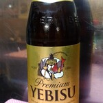 瓶ビール(エビス中瓶)