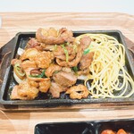 Gyuukaku Yakiniku Shokudou - ホルモン・ハラミ焼き定食